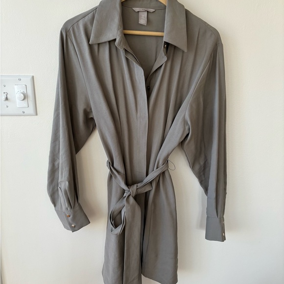 H&M Luxury Shirt Dress Medium - Picture 5 of 11